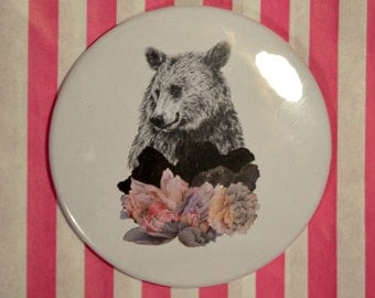 Brown Bear Pocket Mirror