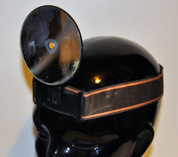 Genuine Vintage Old 1900s Medical Doctor's Head Mirror