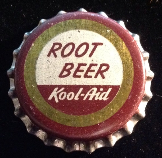 KOOL AID Root Beer cork soda bottle cap by txsodajerks on Etsy