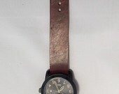 18mm Mahogany Veg-Tan Leather Watch Strap