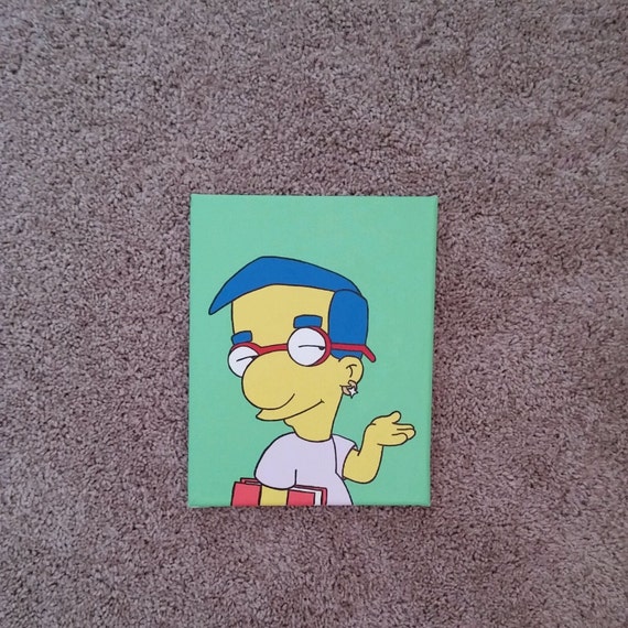 The Simpsons Milhouse with Earring Painting