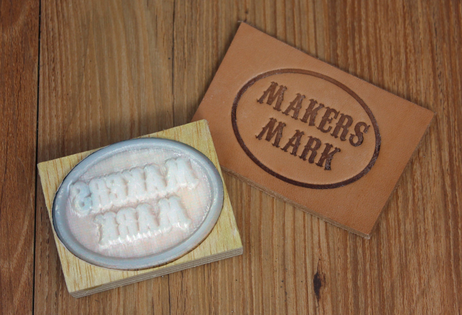 Custom Hard Plastic Leather Stamp