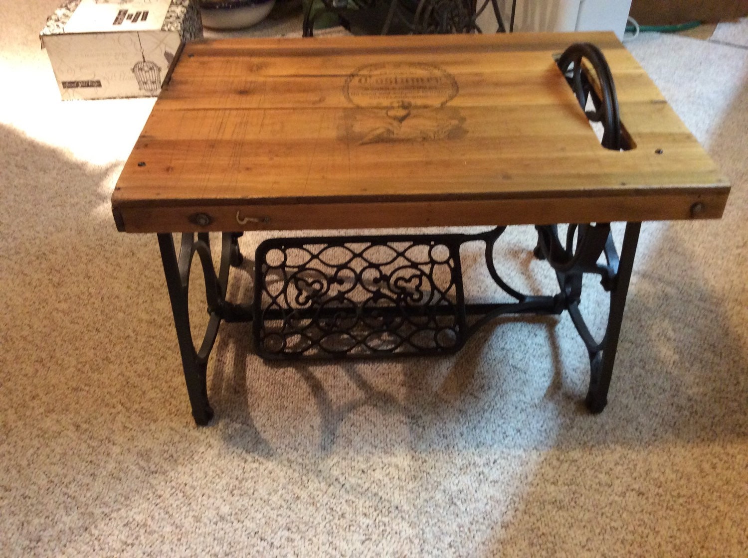 Sewing Machine Table by AMamoo on Etsy