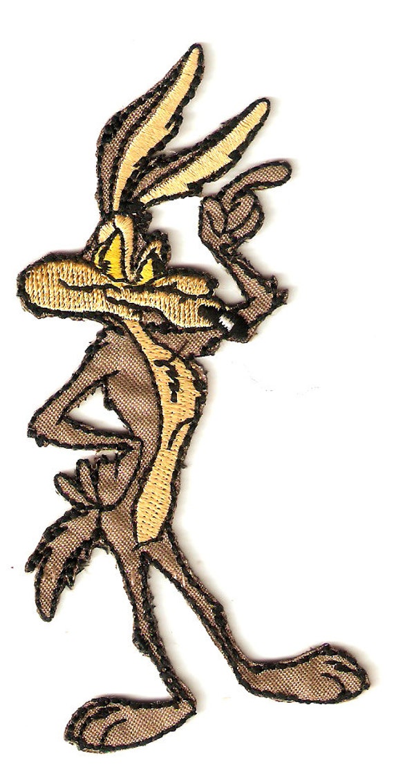 Wylie E Coyote Embroidered Looney Tunes Iron On / Sew On Patch