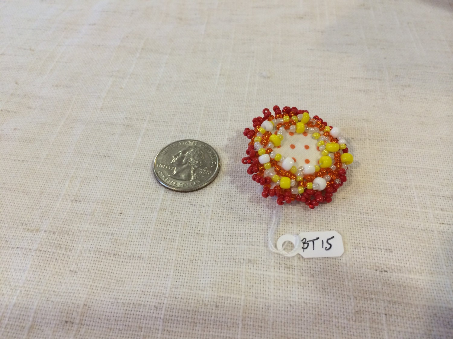 Decorative Beaded Buttons from SpoolnAround on Etsy Studio