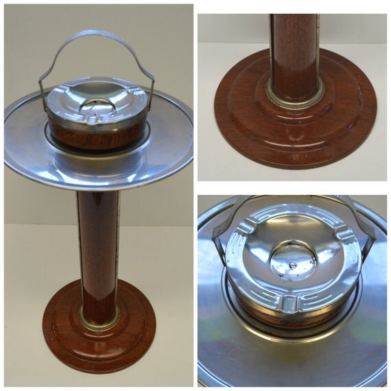 Vintage Retro Art Deco Ashtray Stand Art Deco by TangerineFig