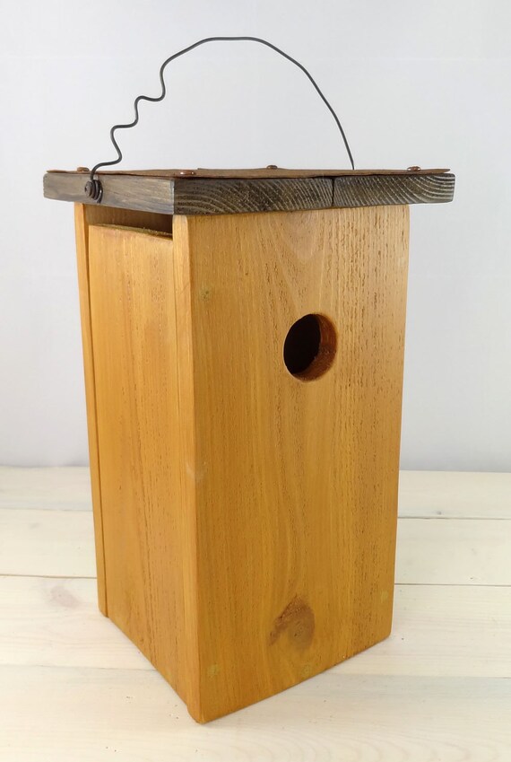 Modern bird house handcrafted outdoor wooden bird houses for