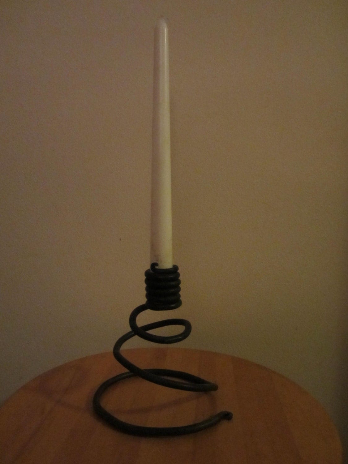 Wrought Spiral Candle Holder