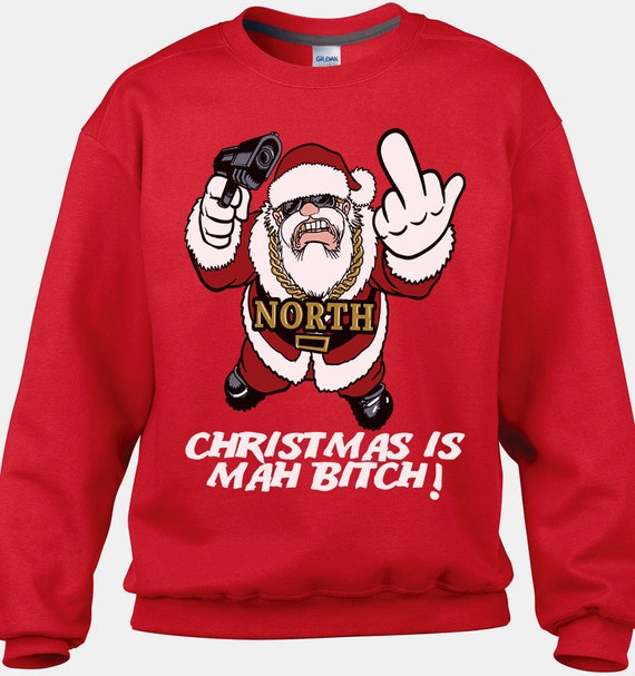 Funny Ugly Christmas Sweater Thug Christmas By Trendingtops