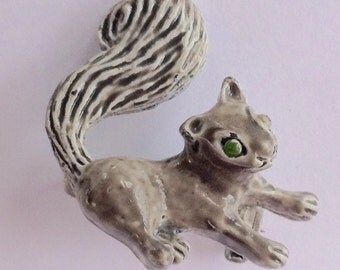 Gerry's Brooch Miniature Squirrel Figural Brooch