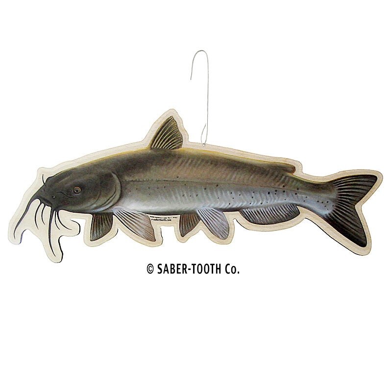 Catfish Fish Laser Cut Wood Ornament