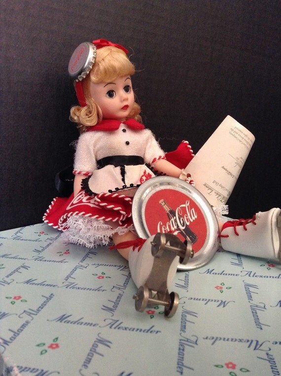 coca cola carhop doll