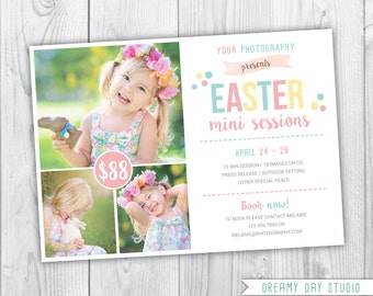 spring mini session template / easter mini session / photography mini session / mini session template / mini session / easter mini / PSD