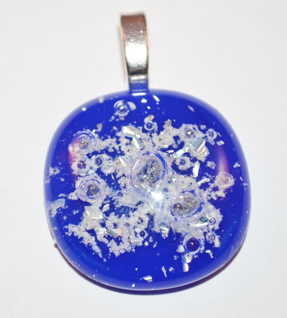 Cremation Ash PendantFused Glass Pendant by 919CremationJewelry