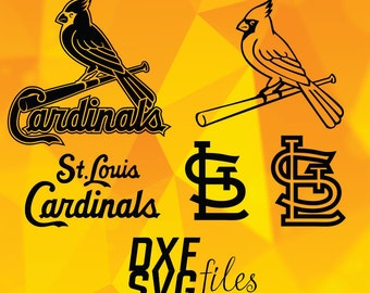 Download 8 St. Louis Cardinals logos in DXF and SVG files Instant ...
