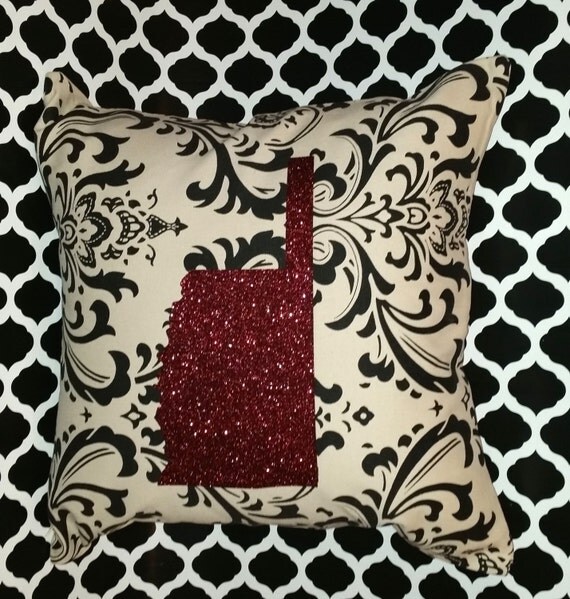 OKLAHOMA ATHLETIC CIRCLE PILLOW