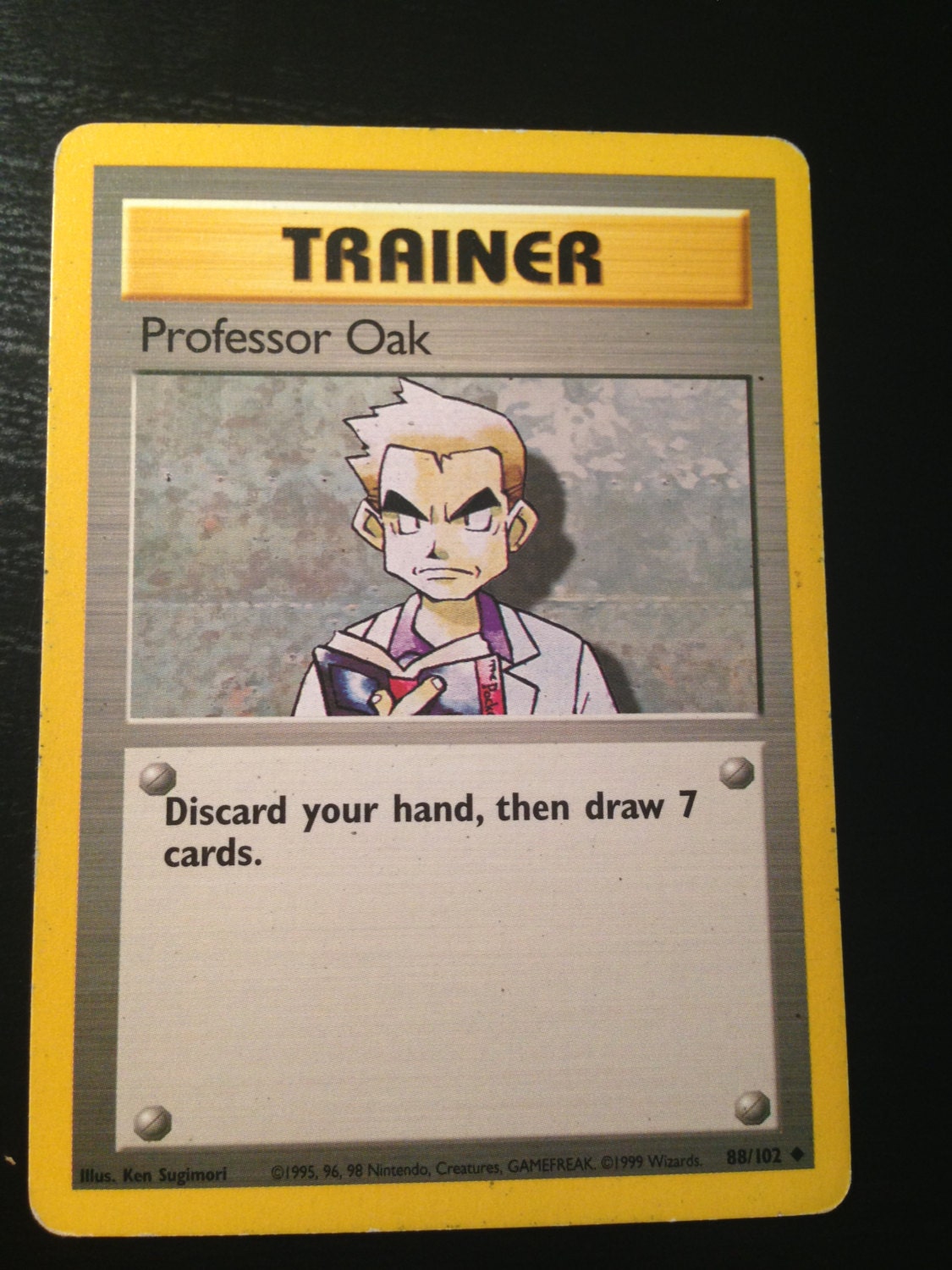 Original Professor Oak Pokemon Card for by TheClassicPokemon