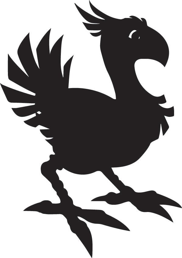 Chocobo Final Fantasy Decal chocobo final fantasy decal