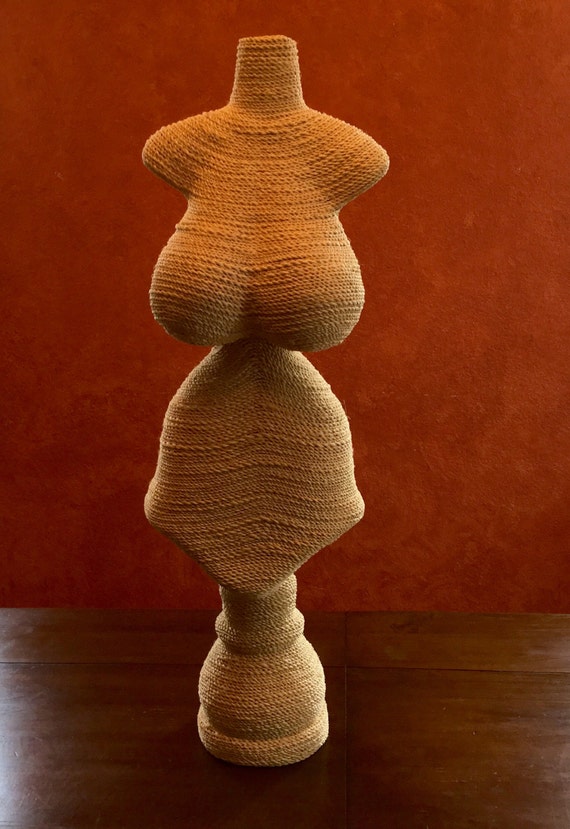 NECKLACE JEWELRY DISPLAY Paper Mache by EcoJewelryDisplays on Etsy