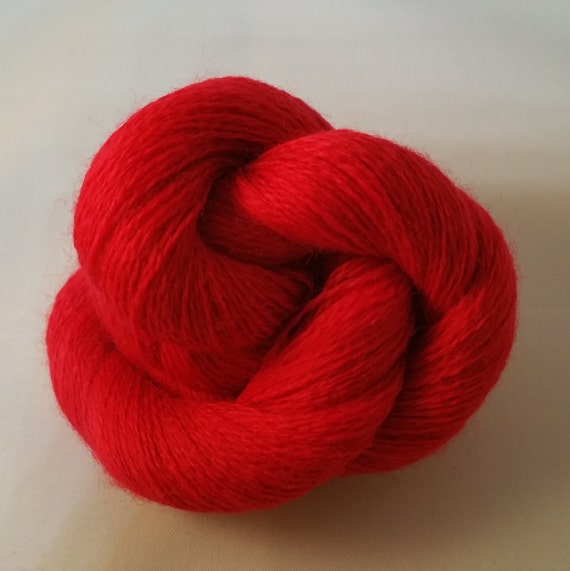 Wool Yarn Nylon Yarn Lace Weight Yarn Knitting by AgapeFibers