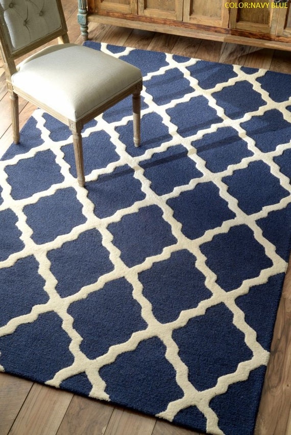 Homespun Moroccan Trellis Rug