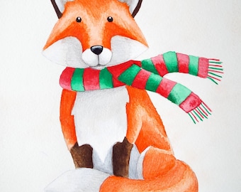 Fox with scarf