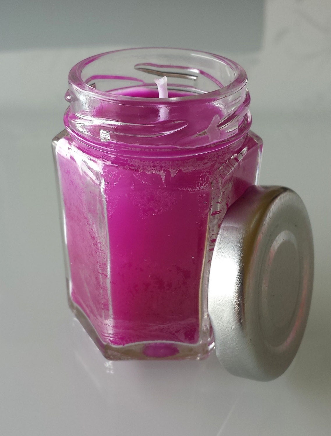Skin Safe Wax Play Candle in 'Fuchsia'