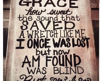 Amazing Grace Canvas