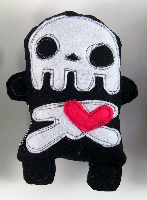 skeleton plush doll