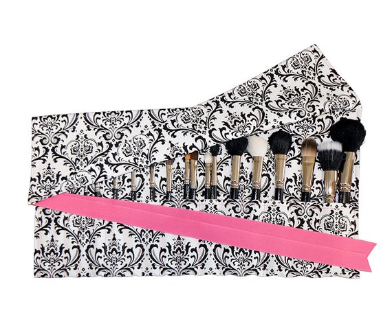 makeup brush roll organizer