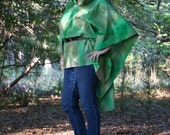 Princess Leia Camo Endor Poncho - Handpainted Muslin