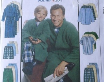 Boy's Pajama Pants,Shorts,Top,and Robe Pattern,Mccalls M6236 Boys Size 3-8 Easy Endless Options