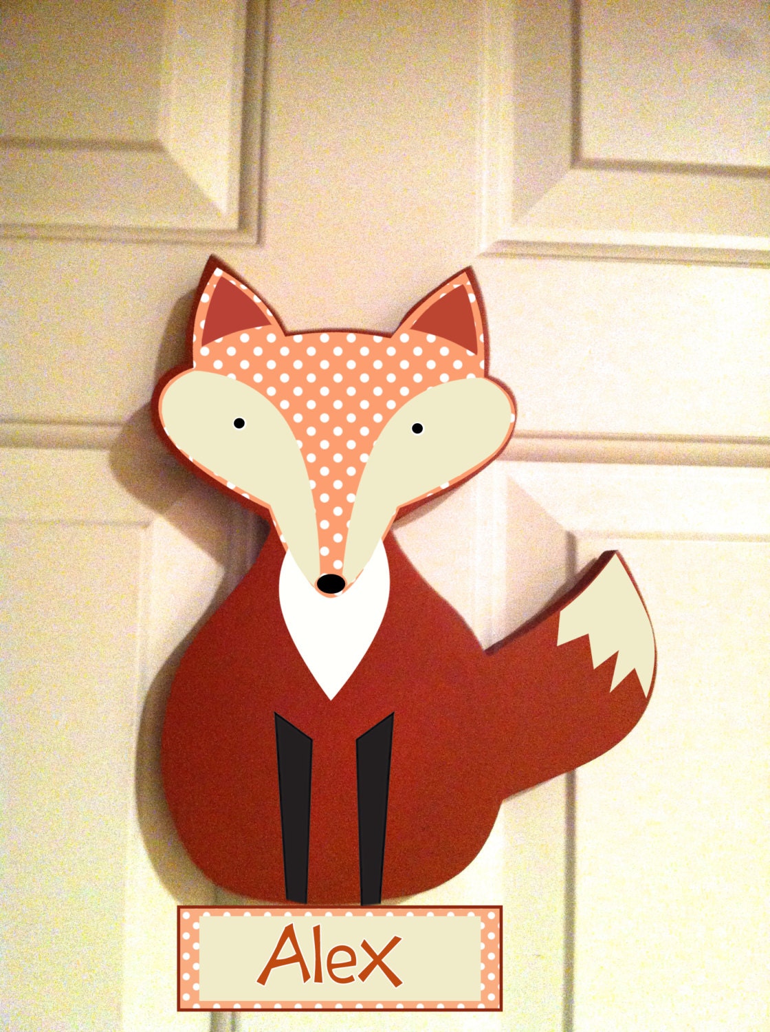 fox nursery boys nursery decor forest nursery by TheWoodenOwl