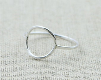 Karma Circle Ring in Sterling Silver
