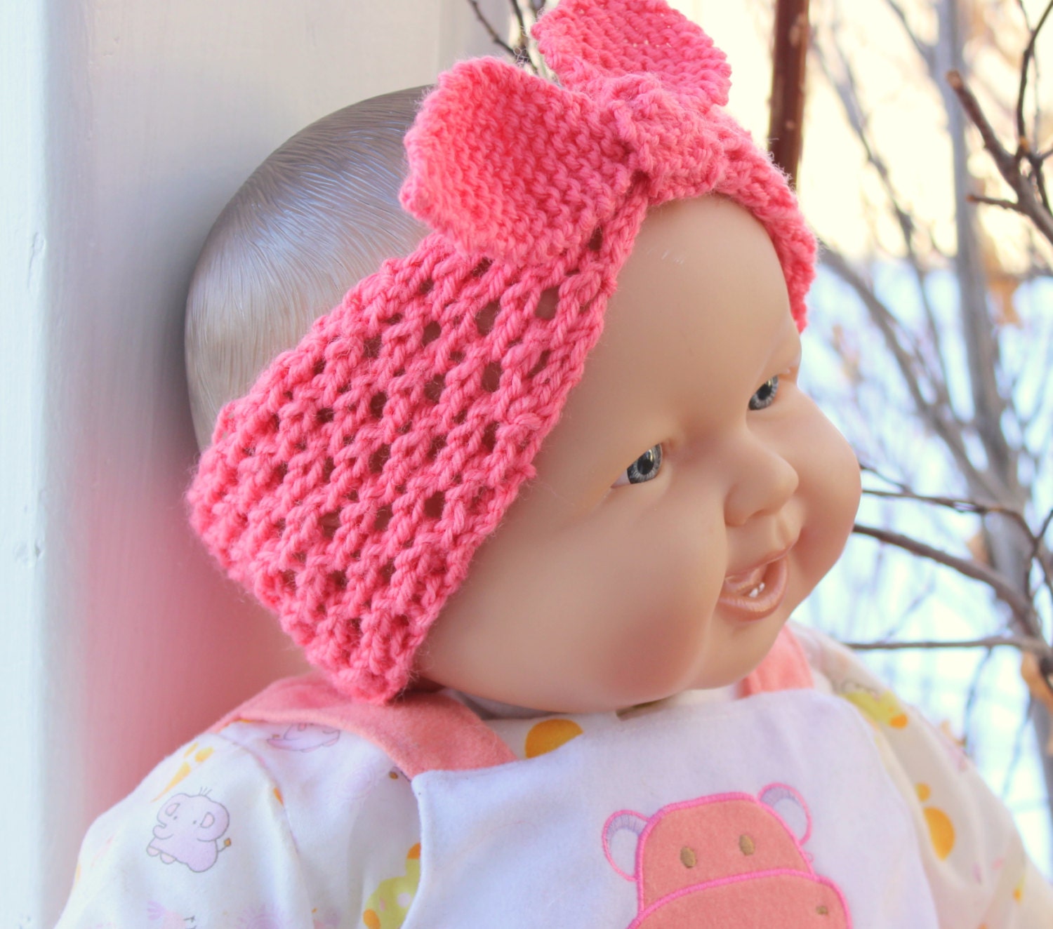 Knot Headband Baby Girl Headband turban headband Hand knit