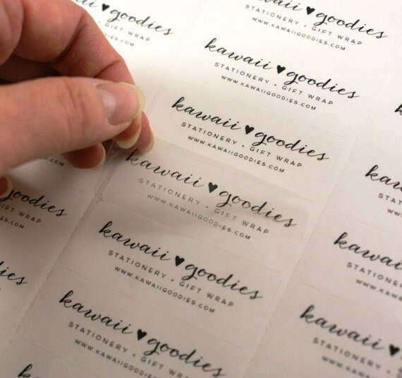 Custom Print CLEAR Address Labels 2 5 8 X 1 By Kawaiigoodies