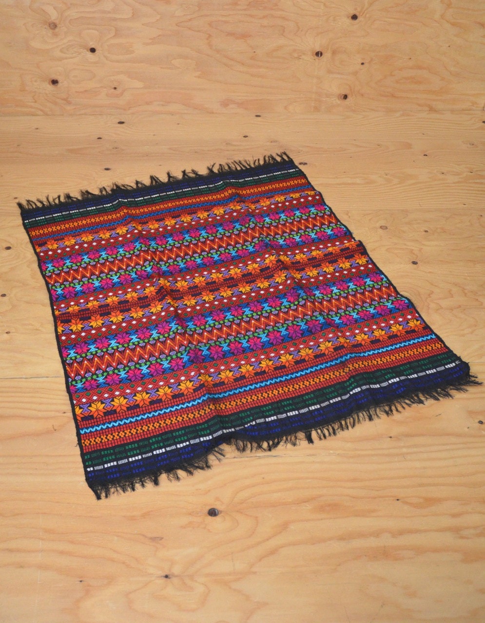 Vintage 70's Navajo Table Runner Wide & Long In by ThatchVintage