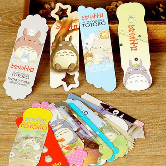 items similar to totoro studio ghibli paper bookmarks christmas