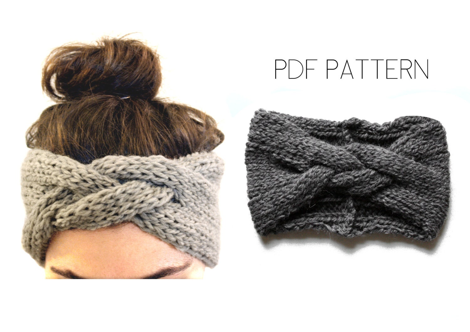 Braided Headband PDF knitting pattern by Westlake Designs