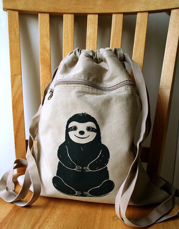 sloth stuffed animal backpack