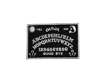 Ouija Board Iron On Patch Embroidery Sewing DIY Customise Denim Cotton Gothic Occult