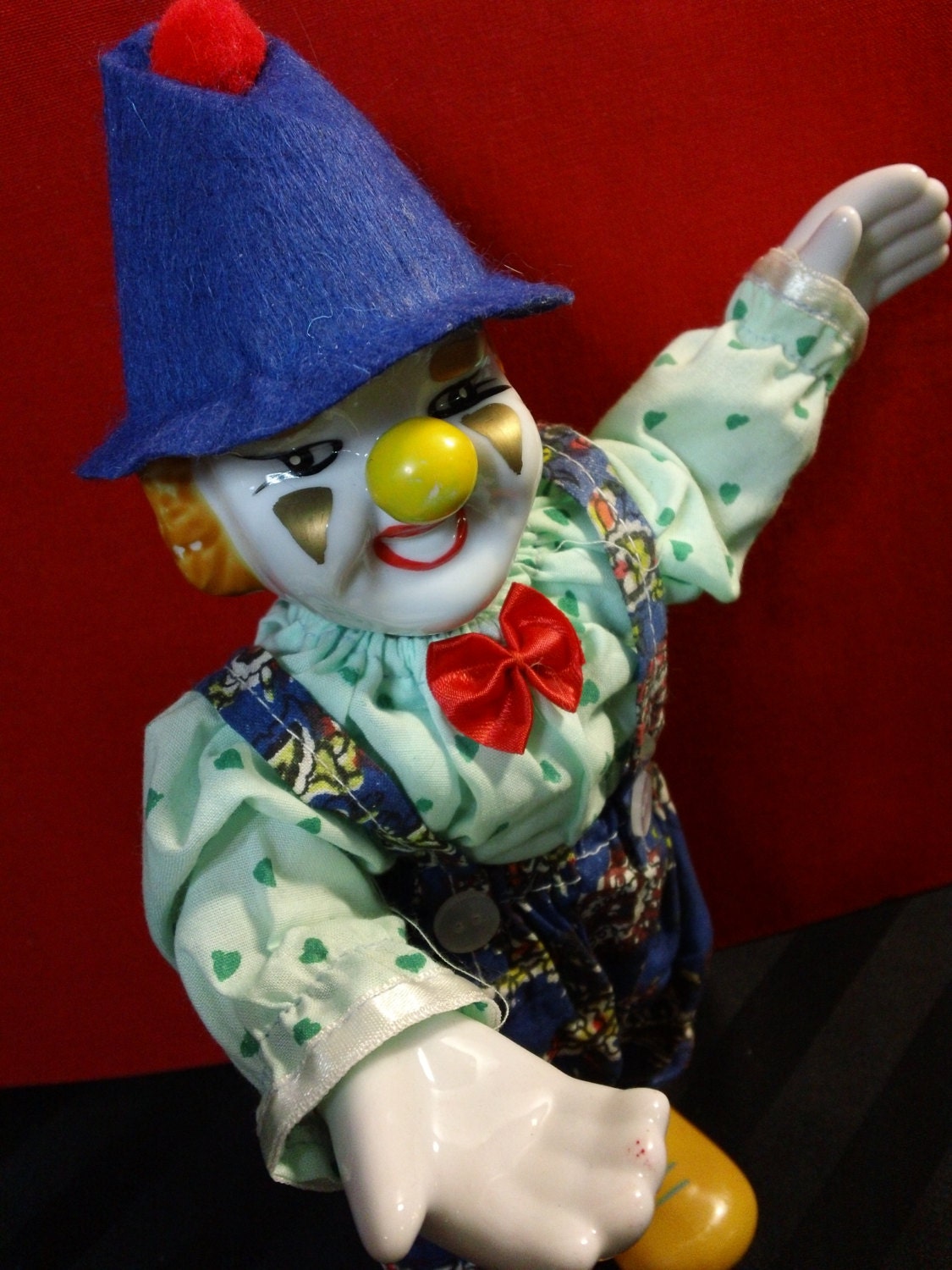 ceramic clown doll