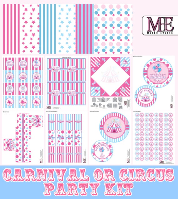Carnival Birthday Party Decorations Il_570xn