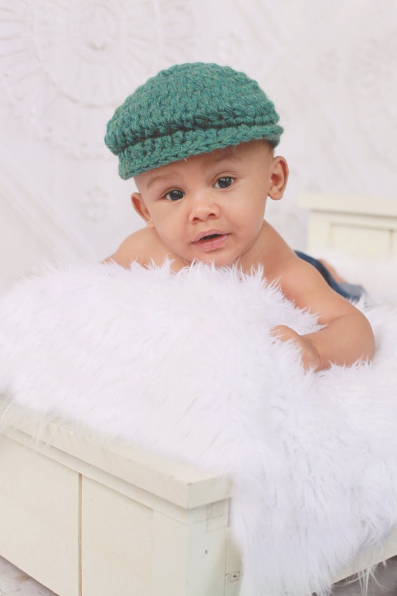 Baby Boy Hat Irish Donegal Cap Newborn Baby Hat Donegal Hat