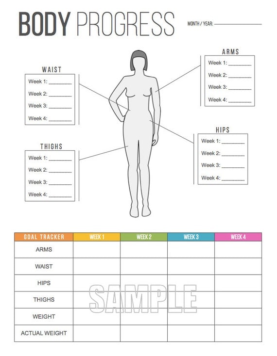 fitness tracker chart