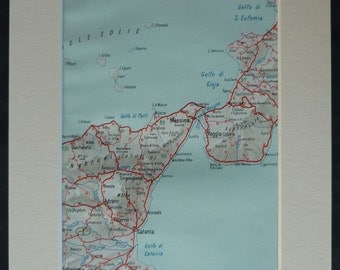 Street map Messina Italy