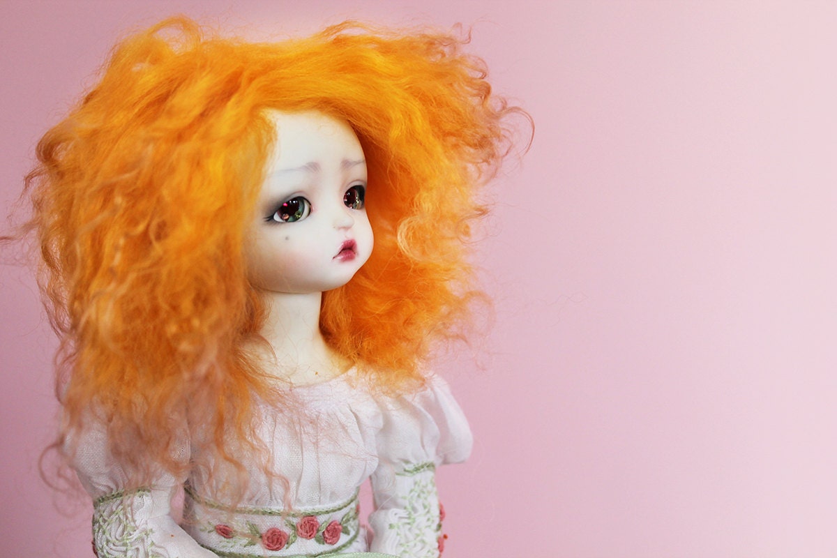 bjd mohair wig