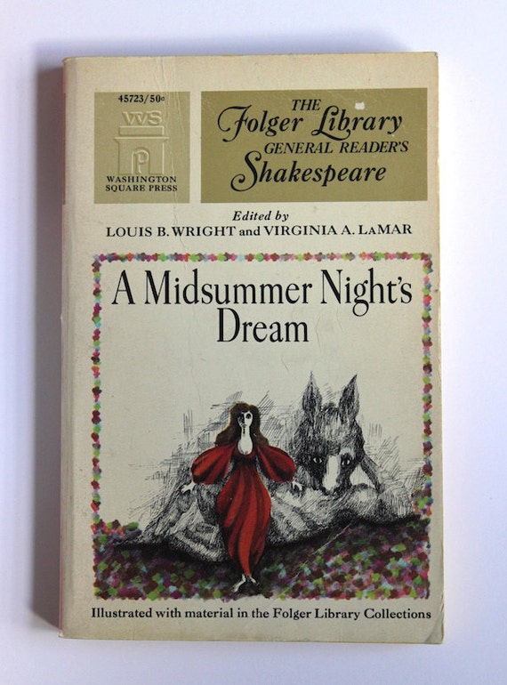 Shakespeare Midsummer Nights Dream Vintage By Anemonereadsvintage