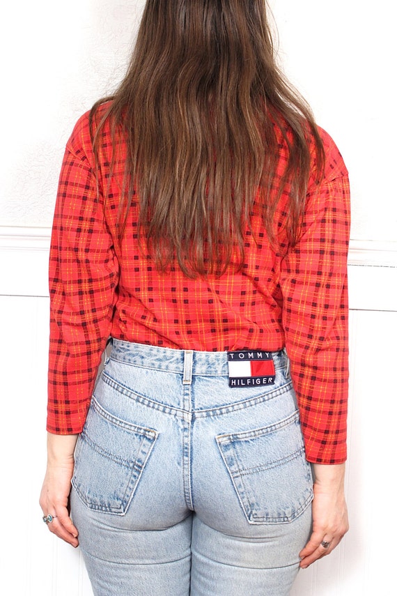 tommy hilfiger high rise mom jeans