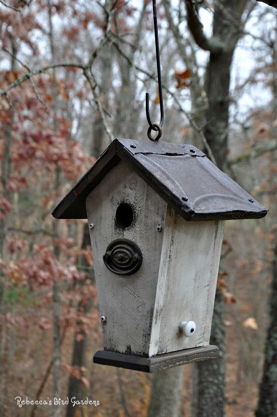 Rustic Hanging Birdhouse The Villa